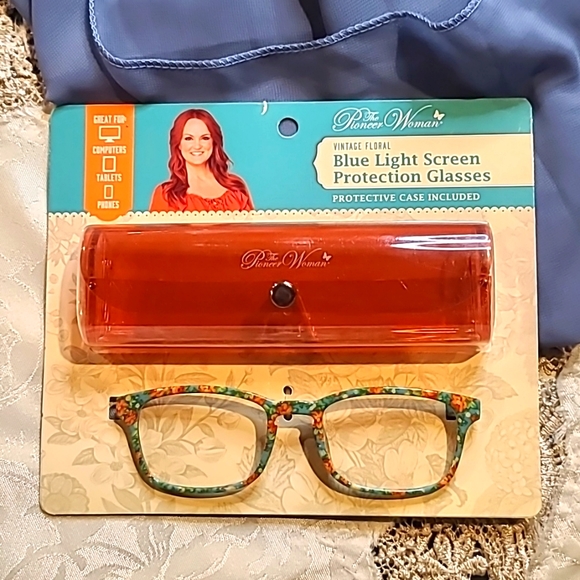 ⭐The Pioneer Woman Blue Light Screen Protection Glasses Protective Case Included - Picture 13 of 13
